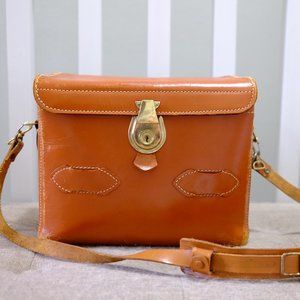 Vintage 1960's Leather Camera Bag
